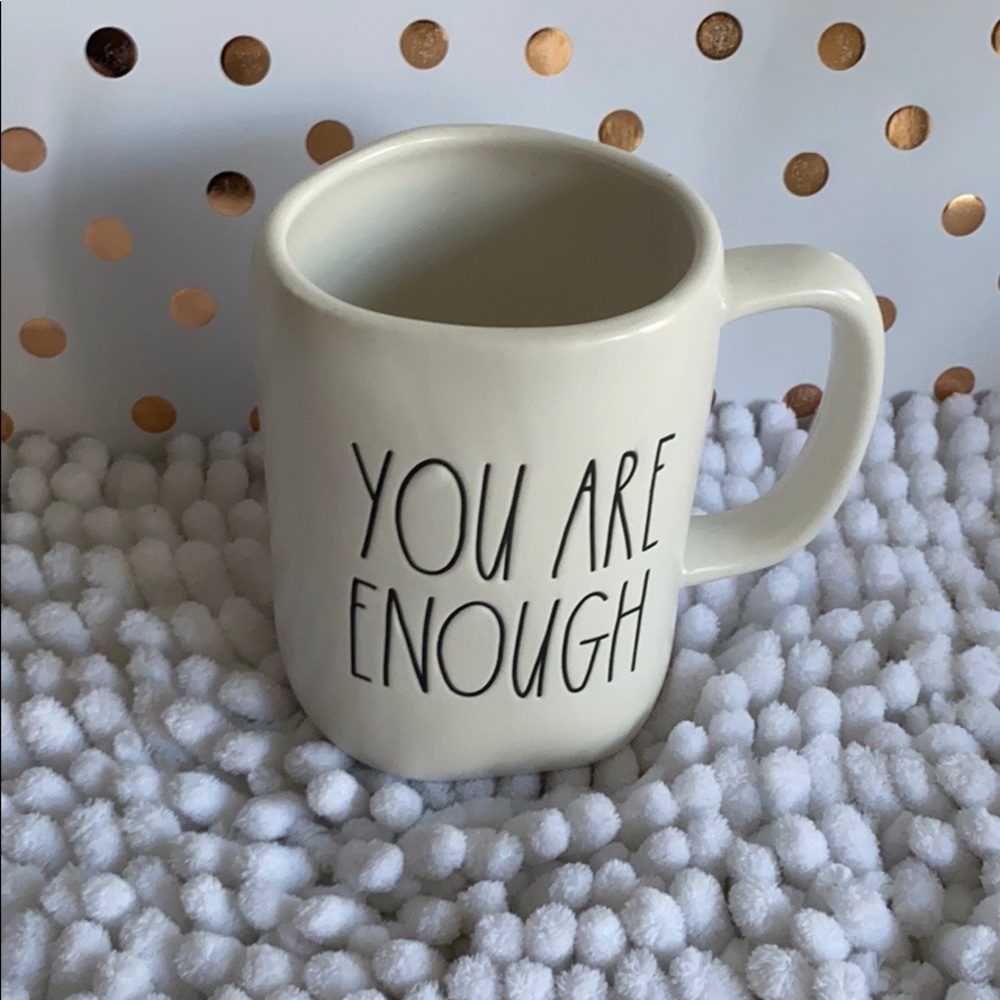 Used Rae Dunn by Magenta “YOU ARE ENOUGH” Mug